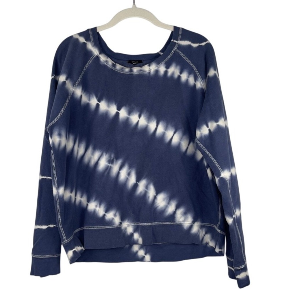 Rails Theo Tie Dye Sweatshirt, blue &‎ white, cozy, comfy, women's size Large